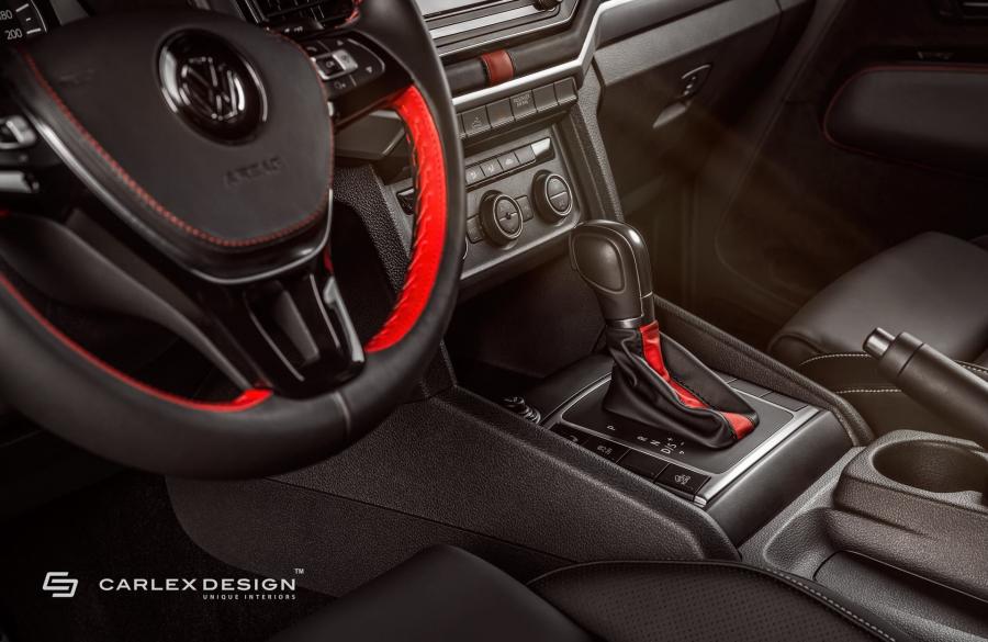 Детали интерьера Volkswagen Amarok by Carlex Design 2017 года  (фото 7 из 9)